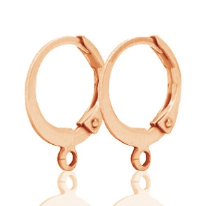 DQ Ohrringe 12mm Rosegold
