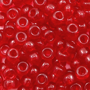 Miyuki Rocailles 6/0 Transparent ruby red 6-141