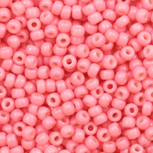 Miyuki Rocailles 8/0 Duracoat opaque guava pink 8-4465