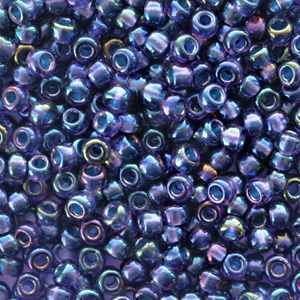 Miyuki Rocailles 8/0 Fancy lined tidal blue 8-3539