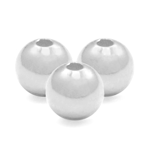 925 Silber Perlen 3mm Silber