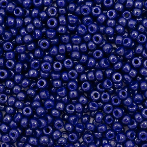 Miyuki Rocailles 11/0 Duracoat opaque dyed dark navy blue 11-4494