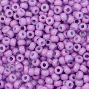 Miyuki Rocailles 8/0 Duracoat opaque crocus purple 8-4486