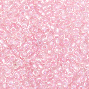 Miyuki Rocailles 11/0 Fancy lined soft pink 11-3639