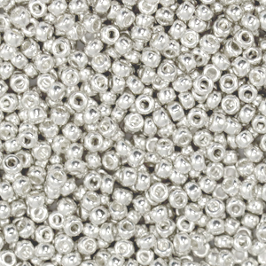Miyuki Rocailles 11/0 Bright sterling silver plated 11-961