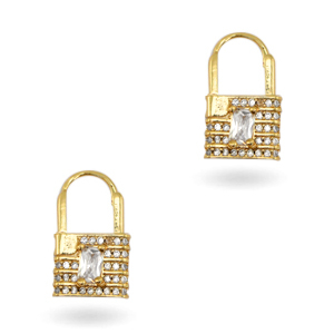 Zirkonia Ohrringe Gold