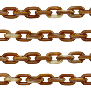 Acrylkette 15mm Brown