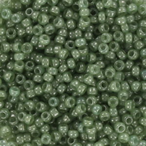 Miyuki Rocailles 11/0 Ceylon translucent sage green 11-2375