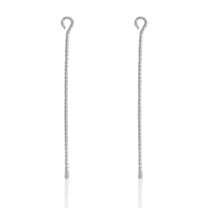 Stainless Steel - Rostfrei Stahl Schmuckzubeh&ouml;r Kettelstifte 50mm Silber