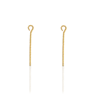 Stainless Steel - Rostfrei Stahl Schmuckzubeh&ouml;r Kettelstifte 30mm Gold
