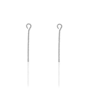 Stainless Steel - Rostfrei Stahl Schmuckzubeh&ouml;r Kettelstifte 30mm Silber
