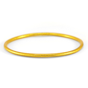 Armreifen im Temple-Look 3mm Gr&ouml;&szlig;e M Gold