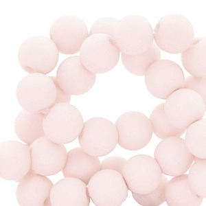 4 mm Acrylperlen matt Touch of pink