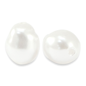 Imitationsperlen White