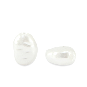 Imitationsperlen White