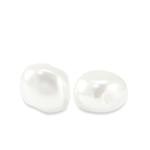 Imitationsperlen White