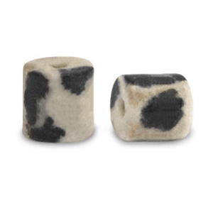 Natursteinperlen Dalmatiner Jaspis disc 4x4mm Greige
