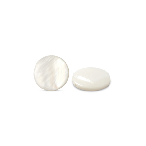 Muschel-Perlen S&uuml;&szlig;wasserperlmutts 6mm White (Naturliche Farbe Muschel)