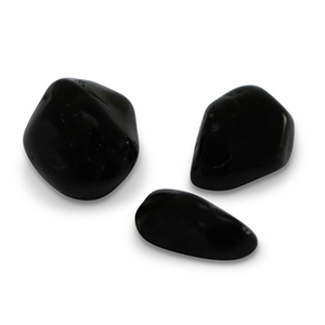Naturstein Perlen Obsidian Black