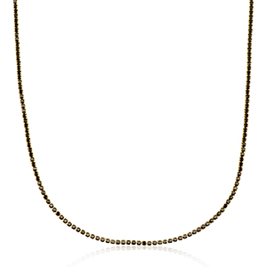 Ketten aus Stainless Steel - Rostfreiem Stahl Gold-black