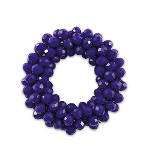 Top Facett Anh&auml;nger 32mm Dark blue