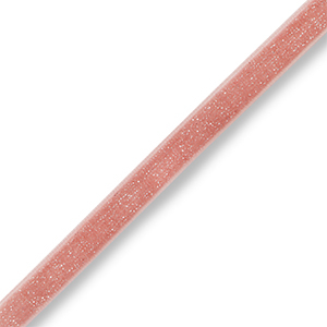 Schmuckband Pink-silver glitter