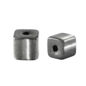Super polaris Elements Lucido Perlen 4 mm cube Stormy Grey