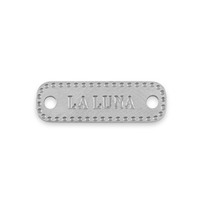Stainless Steel - Rostfrei Stahl Anh&auml;nger / Zwischenst&uuml;ck La Luna Silver