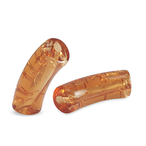 Tube Acrylperlen crackle Copper brown