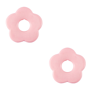 Acryl Anh&auml;nger Blume Light pink