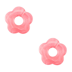Acryl Anh&auml;nger Blume Azalea pink