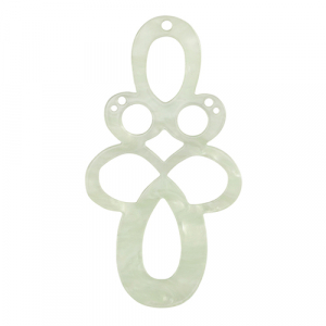 Resin Anh&auml;nger Barock Neo mint green