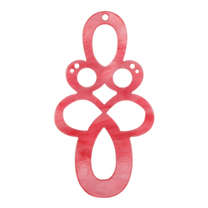 Resin Anh&auml;nger Barock Mellow rose