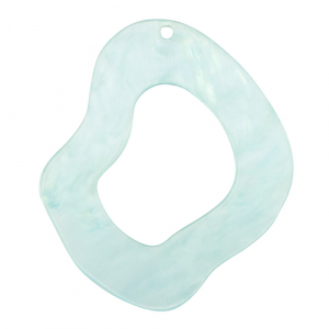 Resin Anh&auml;nger im Organicdesign Sky blue