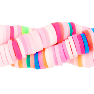 Katsuki Perlen 4mm Rainbow pink mix