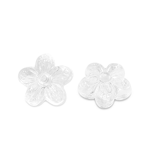 Acryl Perlen Blume Transparent