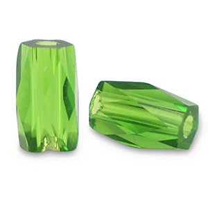 Top Facett Perlen Tube Jasmine green