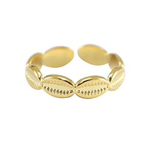 Ringe aus Stainless Steel - Rostfreiem Stahl Kauri Gold