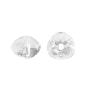 Acrylperlen Irregular Facett geschliffen Transparent