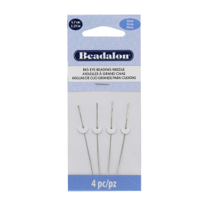 Beadalon F&auml;delnadel mit gro&szlig;e &Ouml;se 5.7cm (Fine) Silver