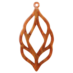 Resin Anh&auml;nger Topaz brown