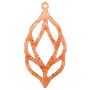 Resin Anh&auml;nger Coral red