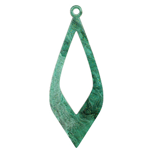 Resin Anh&auml;nger Multicolor green