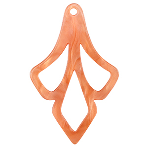 Resin Anh&auml;nger Coral red