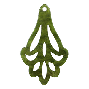 Resin Anh&auml;nger Moss green
