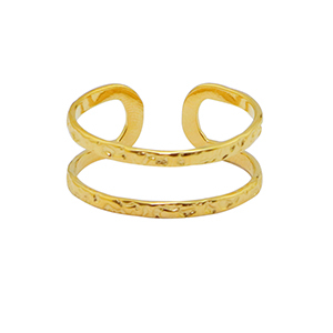 Ringe aus Stainless Steel - Rostfreiem Stahl Gold