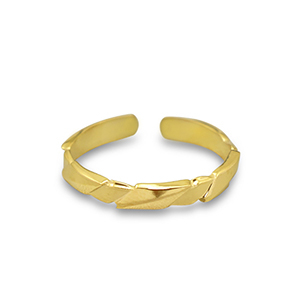Ringe aus Stainless Steel - Rostfreiem Stahl Gold