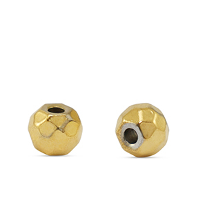 Stainless Steel - Rostfrei Stahl Perlen 4mm Gold