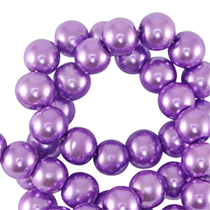 Glaswachsperlen 4mm Purple