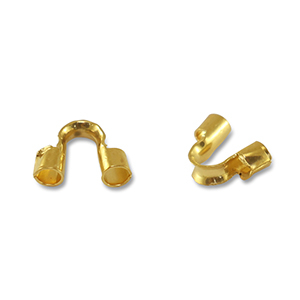 Stainless Steel - Rostfreiem Stahl Schmuckzubeh&ouml;r Drahtschutz Gold